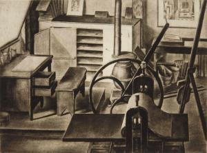 LANDECK Armin 1905-1984,Studio Interior No.1 (Kraeft 57),1935,Rachel Davis US 2024-02-10