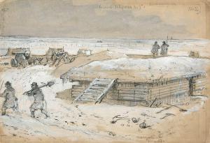 LANDELLS Robert Thomas,Deux scènes du conflit austro-prussien en 1866,Beaussant-Lefèvre 2022-02-11