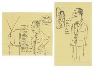 LANDERS Sean 1962,How Can I Make Watching TV Into My Artwork,1992,Sotheby's GB 2023-09-29