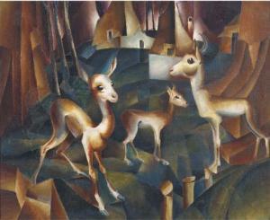 LANDHEER Hugo 1896-1995,Deer,1928,Christie's GB 2005-05-31