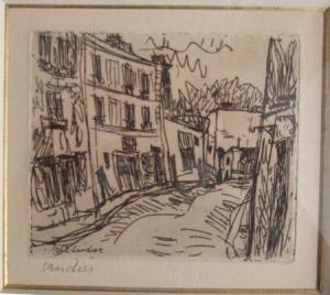 LANDIER Henri 1935,Rue de ville,1962,Tajan FR 2008-04-30
