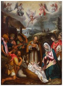 LANDOLFO Pompeo 1592-1627,Adorazione dei pastori,Bertolami Fine Arts IT 2019-05-09