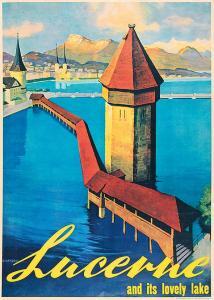 LANDOLT Otto 1889-1951,Lucerne and its lovely lake,1936,Germann CH 2017-12-02
