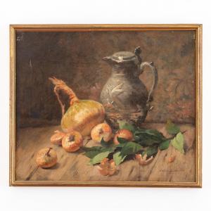 LANDRÉ Louis 1875-1952,Natura morta con ortaggi e brocca,Wannenes Art Auctions IT 2022-05-10