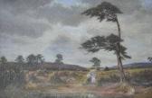 LANDRIDGE J.L,Highland Landscape With Figures and Pine Trees,Shapes Auctioneers & Valuers 2011-07-16