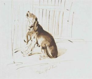 Landseer Edwin Henry 1802-1873,Lady Fitzharris dog Venus, left at home,Christie's GB 2014-12-17