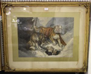 Landseer Edwin Henry 1802-1873,The Dogs of St. Bernard,Tooveys Auction GB 2018-02-21