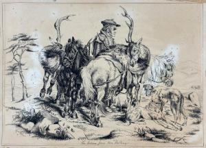 Landseer Edwin Henry 1802-1873,The return from deer stalking,AUCTIE'S FR 2024-01-26