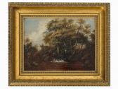 LANDSEER Jessica 1800,Painting with Trout Pond,1870,Auctionata DE 2014-08-28