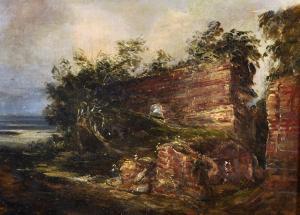 LANDSEER John 1763-1852,Burgh Castle, Great Yarmouth,John Nicholson GB 2019-05-29
