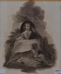 LANDSEER John 1763-1852,PORTRAIT OF O. CROMWELL,Leonard Joel AU 2017-03-30