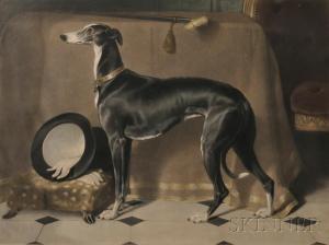 LANDSEER Thomas 1795-1880,Eos, A Favorite Greyhound of Prince Albert,Skinner US 2013-01-16