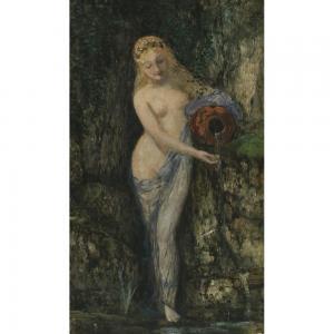 LANDSINGER Sigmund 1855,"Quell-Nymphe" ("Nymphe de la source").,1898,Balclis ES 2019-03-14