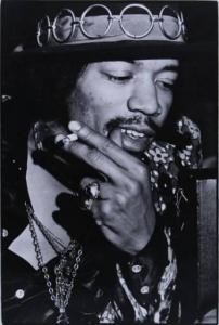 LANDY ELLIOTT,JIMI HENDRIX PRESS CONFERENCE NEW YORK CITY,1968,Clark Cierlak Fine Arts 2021-11-13