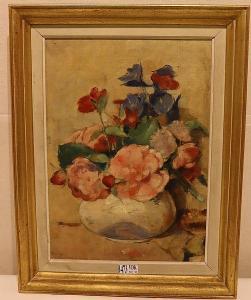 LANDY Jean 1877,Vase de fleurs,VanDerKindere BE 2022-12-20