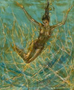 LANE ARTIS 1927,Mermaid,1970,Swann Galleries US 2022-03-31