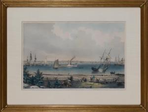 LANE Fitz Henry,VIEW OF NEW BEDFORD FROM THE FORT NEAR FAIRHAVEN,1845,William Doyle 2023-05-03