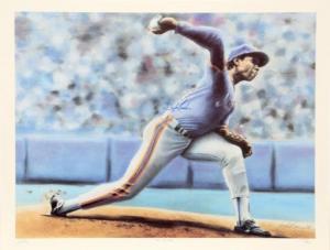 LANE Jack 1916-2009,The Delivery (New York Mets Dwight Gooden),1986,Ro Gallery US 2020-03-22