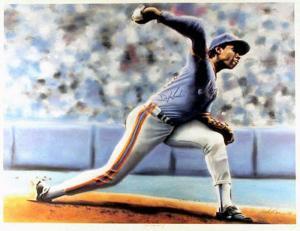 LANE Jack 1916-2009,The Delivery (New York Mets Dwight Gooden),1986,Ro Gallery US 2014-09-26