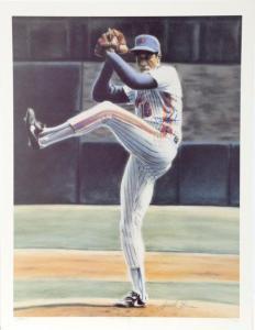 LANE Jack 1916-2009,The Wind Up (New York Mets Dwight Gooden),1986,Ro Gallery US 2020-03-22