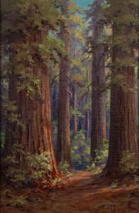 LANE Martella Cone 1875-1962,Path Through the Redwoods,Clars Auction Gallery US 2017-12-16