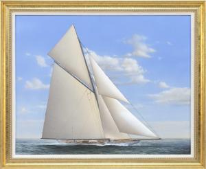 LANE Richard 1939,Yachting scene.,Eldred's US 2019-07-13