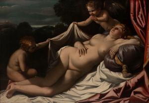 LANFRANCO Giovanni 1582-1647,Venere dormiente con due amorini,Finarte IT 2023-11-29