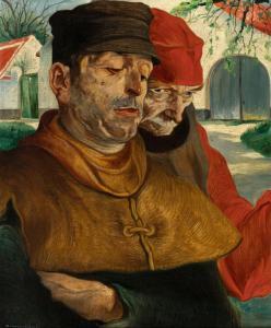 LANGASKENS Maurice 1884-1946,Les deux âges,De Vuyst BE 2024-05-18