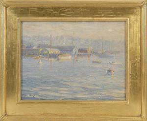 LANGE Erna 1896-1984,The Bay at Dawn,Eldred's US 2014-08-01