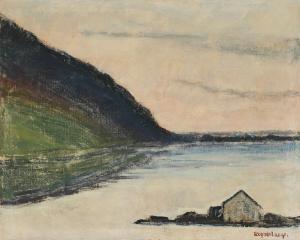 LANGE Regnar 1897-1963,Landscape, presumably from the Faroe Islands,Bruun Rasmussen DK 2023-04-25