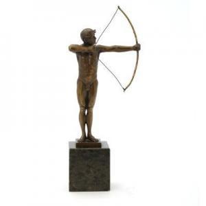 LANGE Richard W. 1879-1944,figure of an archer,Bruun Rasmussen DK 2021-06-28