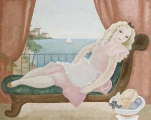 LANGELER Freddie 1899-1948,Rustend Meisje - Resting girl,Christie's GB 2003-07-01