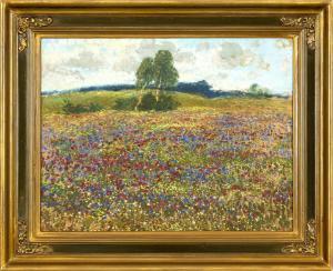 LANGER Karel 1878-1947,Meadow in bloom,Art Consulting CZ 2024-03-10