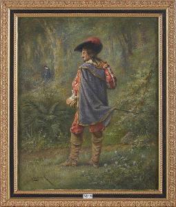 LANGEROCK Henri,Louis XIII en pied sur fond de paysage,19th century,VanDerKindere 2023-02-14