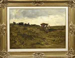 LANGEVELD Frans 1877-1939,Farm worker with horse cart,Twents Veilinghuis NL 2024-01-11
