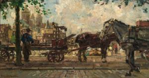 LANGEVELD Frans 1877-1939,Prins Hendrikkade, Amsterdam,AAG - Art & Antiques Group NL 2023-12-11