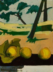 LANGLAIS Bernard 1921-1977,Landscape with Fruit,1953,Barridoff Auctions US 2024-04-13