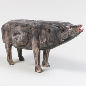 LANGLAIS Bernard 1921-1977,Wild Boar,Stair Galleries US 2023-09-07