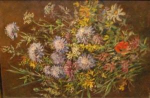 LANGLEY Walter George 1885,A bunch of Wild Flowers,1926,Fieldings Auctioneers Limited GB 2013-10-05