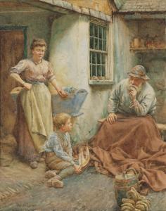 LANGLEY Walter George 1885,The fisherman's tales,Christie's GB 2018-11-20