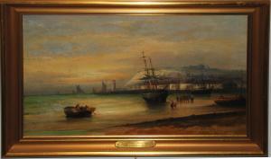 LANGLEY William 1880-1920,marina,Casa d'Aste Martini IT 2023-04-27