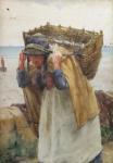 LANGLEY William Walter 1852-1922,A woman carrying a basket,Bellmans Fine Art Auctioneers 2019-09-18