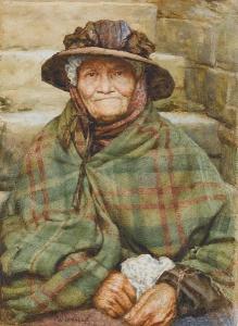 LANGLEY William Walter 1852-1922,An old Welsh woman,Sotheby's GB 2007-03-20