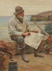 LANGLEY William Walter 1852-1922,The fisherman,1903,Bonhams GB 2024-03-14