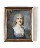 LANGLOIS Jérôme 1756-1804,Portrait de Mme Poupard, mère de Mme Thibaut,Osenat FR 2021-03-22