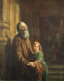 langmore louis,Portrait of a Blind Man and Child,Gray's Auctioneers US 2009-07-25