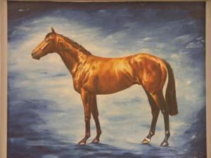 LANGTREE Simon,a horse in profile, 
believed to be Nijinsky,1970,Campbells GB 2011-07-26