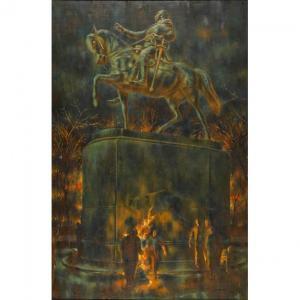 LANING Edward 1906-1981,The Fire Now,1958,Rago Arts and Auction Center US 2013-11-16
