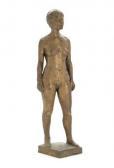 LANNG Karin 1921,Standing nude,Bruun Rasmussen DK 2020-04-28