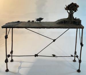 LANSING Frances 1945,Faun Table (with boars),2012,Il Ponte Casa D'aste Srl IT 2024-04-24